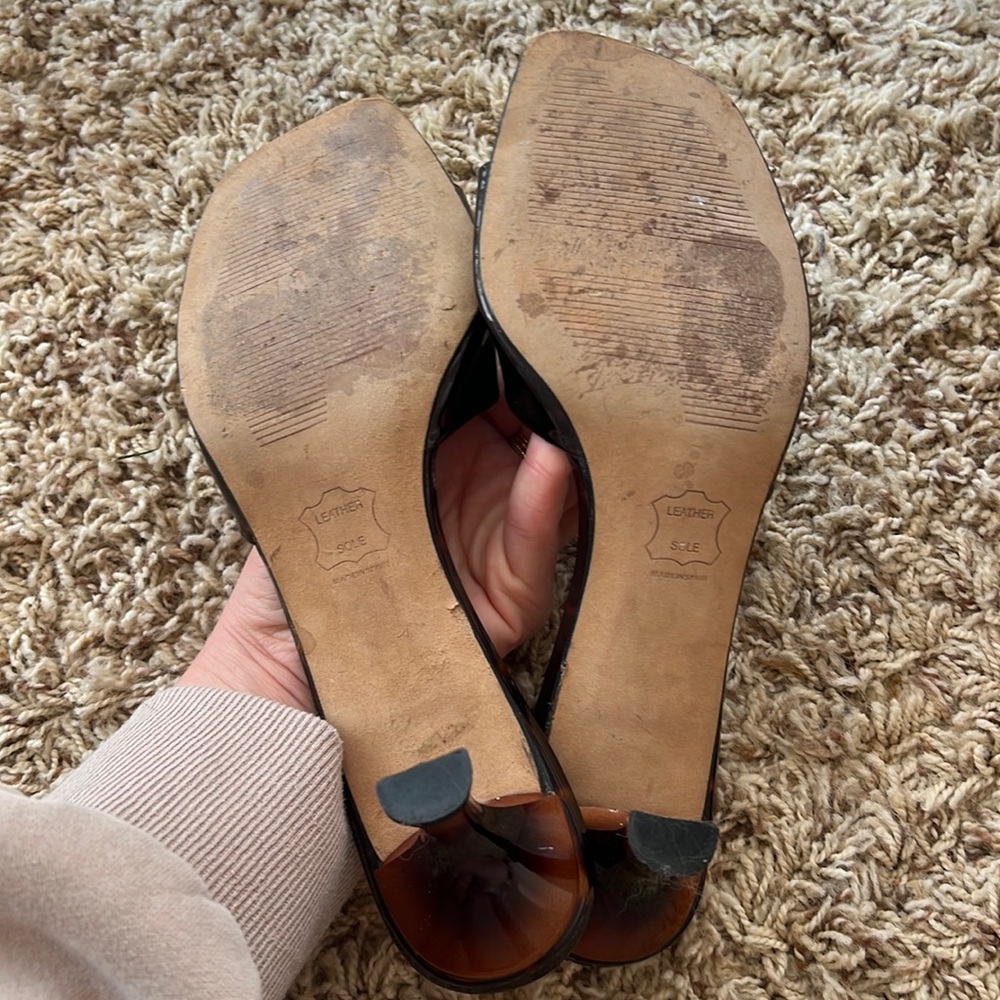 Stuart Weitzman Block Heels Size vintage - Picture 4 of 5